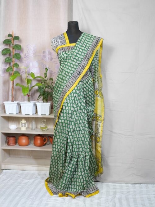 Ajrakh Maheswari Chanderi Silk
