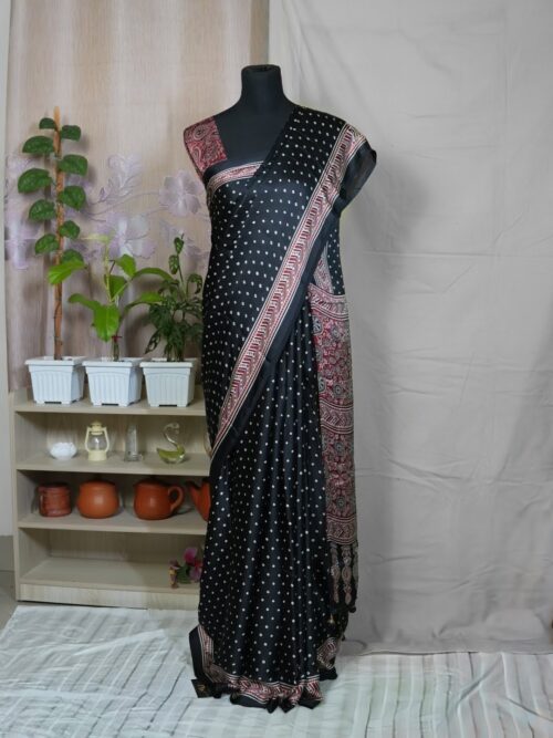 Indian Polka Dot Saree