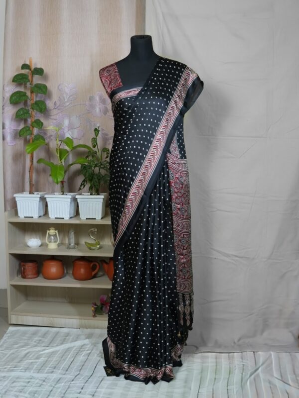 Indian Polka Dot Saree
