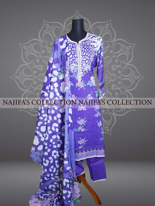 Lawn Stitched Three Pieces